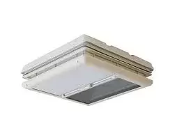 Claraboya Fiamma 50x50 tapa blanca.