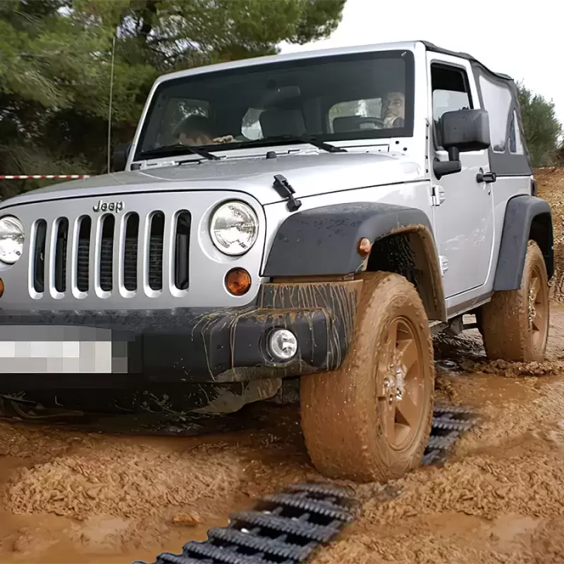 Planchas de desatasco enrollables y reforzadas para vehículos 4x4 overland, autocaravanas y camper, kit de 2 unidades.