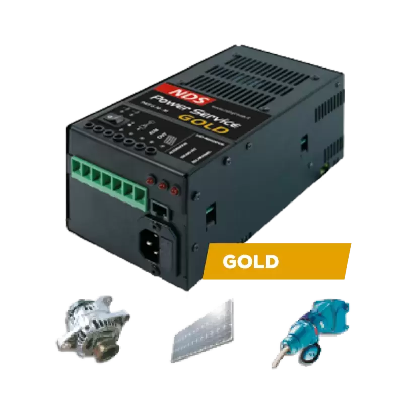 Powerservice NDS GOLD 30-M 5 fases Gestor de cargas de baterias de autocaravanas y camper.