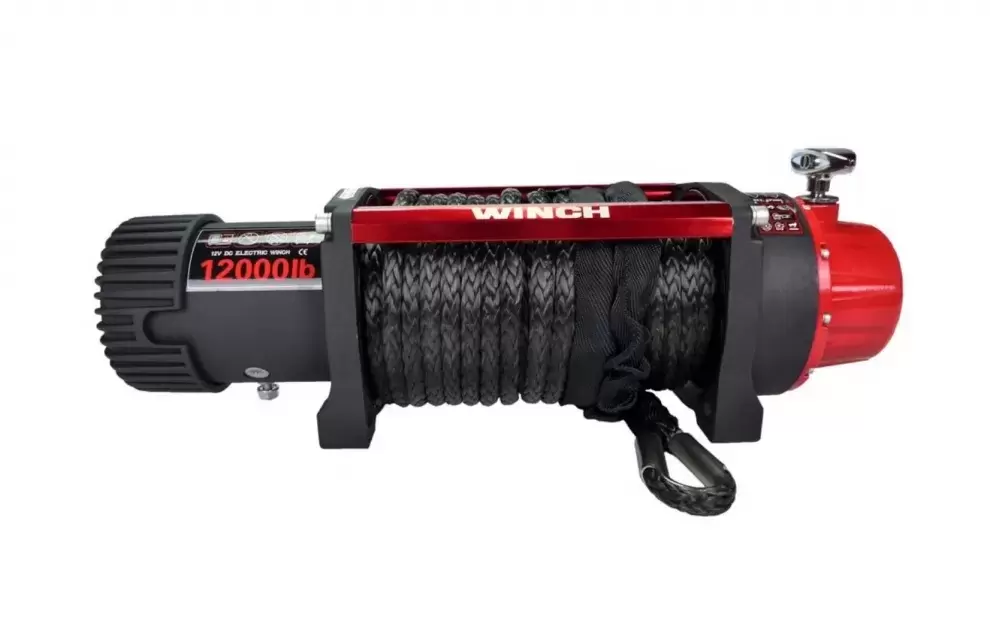 Cabrestante 12V, 12.000lbs, 5448KG , Color Gris para 4X4 Overland.