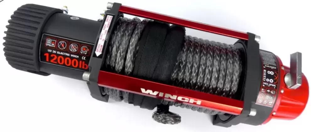 Cabrestante 12V, 12.000lbs, 5448KG , Color Gris para 4X4 Overland.
