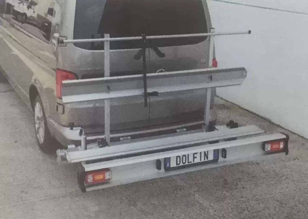 Porta motos GOLDSCHMITT DOLFIN abatible para furgon Camper