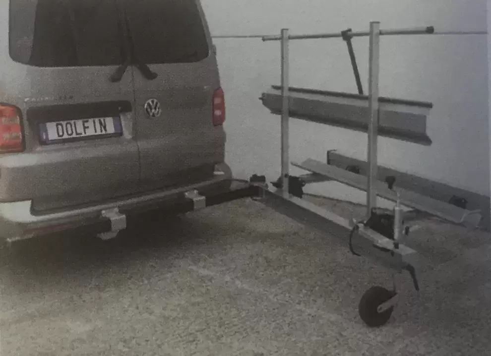 Porta motos GOLDSCHMITT DOLFIN abatible para furgon Camper