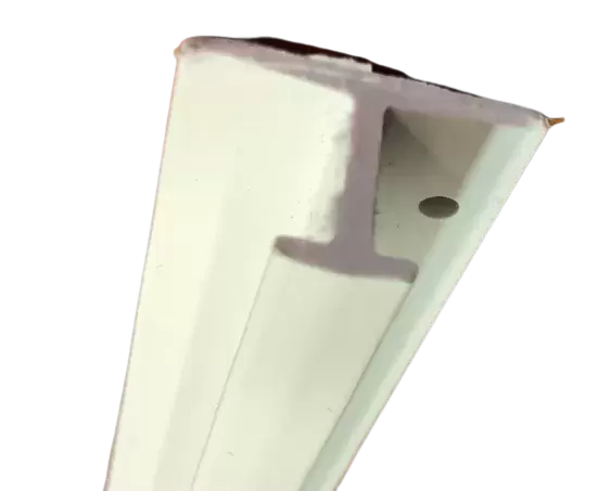 Rail de plástico para cortinas  semi flexible 2 metros, caravanas, autocaravanas y camper.