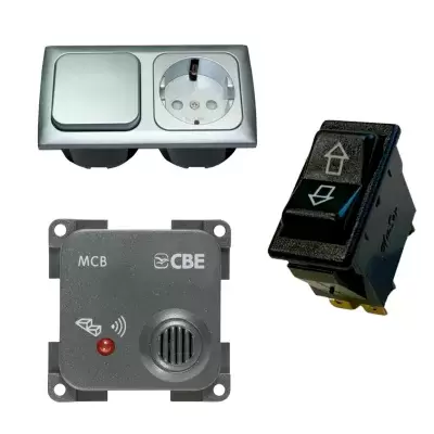 Accesorios y recambios de electricidad interior para autocaravanas, caravanas y camper