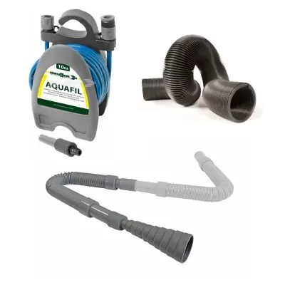 mangueras y accesorios para agua y grises autocaravana